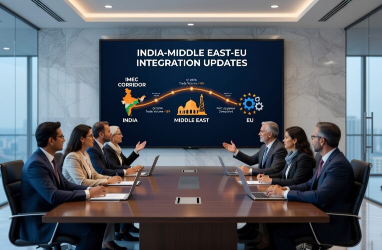 India-Middle East-EU Integration Updates