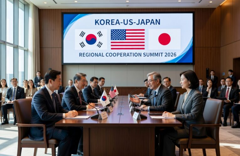 Korea-US-Japan regional cooperation 2026
