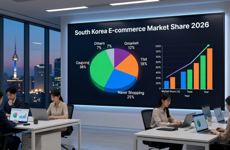South Korea E-commerce Market Share 2026