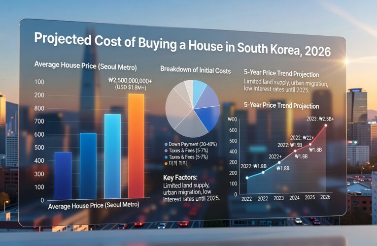 Cost of buying a house in South Korea 2026